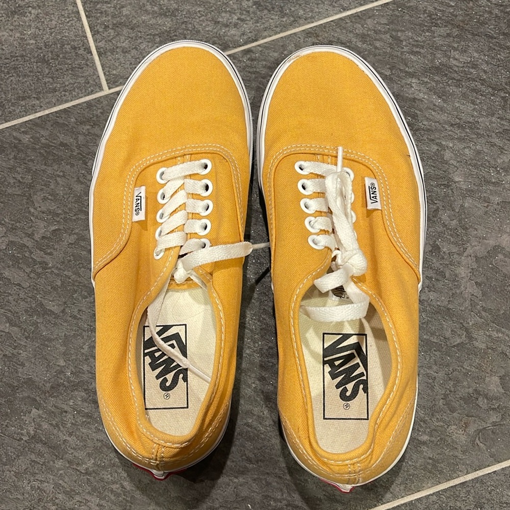 VANS YELLOW SNEAKERS